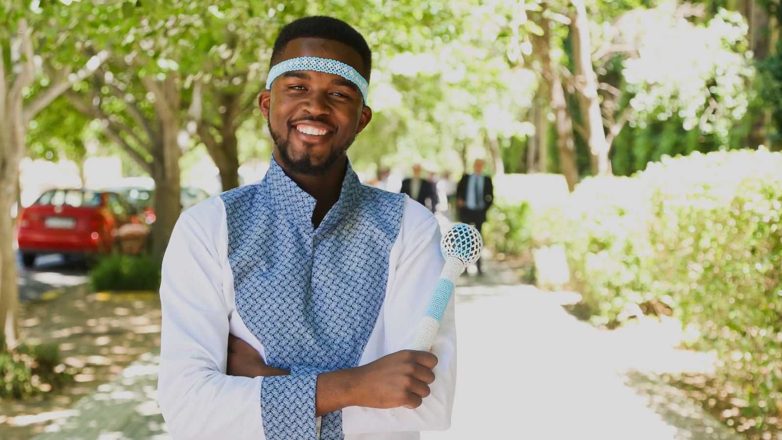 Dell Young Leaders alum Amahle stands outdoors in South Africa